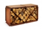 Preview: Holzlager - Doppelsitz - 48.5 x 92.6 x 38.8 cm